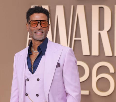 Eric Benét arrives on the red carpet for 26th annual BET Awards live telecast at the Peacock Theater in Los Angeles on Sunday, June 28, 2026. The BET Awards honors Black entertainers and other people of color in music, film, sports and philanthropy.  LAP20260628287 GREGxGRUDT