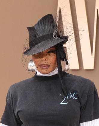 Janet Jackson arrives on the red carpet for 26th annual BET Awards live telecast at the Peacock Theater in Los Angeles on Sunday, June 28, 2026. The BET Awards honors Black entertainers and other people of color in music, film, sports and philanthropy.  LAP20260628344 GREGxGRUDT