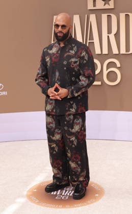 Common arrives on the red carpet for 26th annual BET Awards live telecast at the Peacock Theater in Los Angeles on Sunday, June 28, 2026. The BET Awards honors Black entertainers and other people of color in music, film, sports and philanthropy.  LAP20260628349 GREGxGRUDT