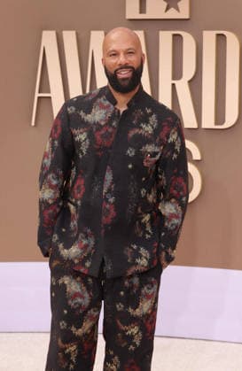 Common arrives on the red carpet for 26th annual BET Awards live telecast at the Peacock Theater in Los Angeles on Sunday, June 28, 2026. The BET Awards honors Black entertainers and other people of color in music, film, sports and philanthropy.  LAP20260628350 GREGxGRUDT