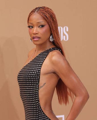 Keke Palmer arrives on the red carpet for 26th annual BET Awards live telecast at the Peacock Theater in Los Angeles on Sunday, June 28, 2026. The BET Awards honors Black entertainers and other people of color in music, film, sports and philanthropy.  LAP20260628361 GREGxGRUDT