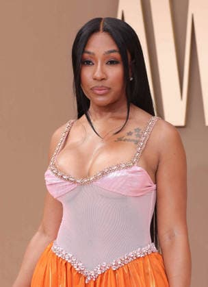 Yung Miami arrives on the red carpet for 26th annual BET Awards live telecast at the Peacock Theater in Los Angeles on Sunday, June 28, 2026. The BET Awards honors Black entertainers and other people of color in music, film, sports and philanthropy.  LAP20260628392 GREGxGRUDT