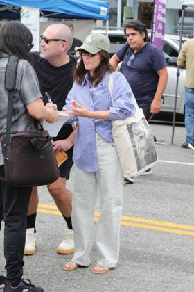 Celebrities shopping at Tthe Farmers Market In Studio City ** ** Featuring: Lucy Hale Where: Studio City, California, United States When: 28 Jun 2026 Credit: H2Y INSTARimages EDITORIAL USE ONLY. NOT FOR USE BY NEWSPAPERS BASED IN THE UK. Copyright: xx instar55814486