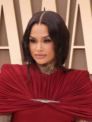 Kehlani arrives on the red carpet for 26th annual BET Awards live telecast at the Peacock Theater in Los Angeles on Sunday, June 28, 2026. The BET Awards honors Black entertainers and other people of color in music, film, sports and philanthropy.  LAP20260628402 GREGxGRUDT