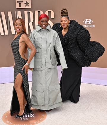 2026 BET Awards Keke Palmer, Tierra Whack and Queen Latifah arriving to the 2026 BET Awards held at the Peacock Theater on June 28, 2026 in Los Angeles, CA. Los Angeles Peacock Theater California USA Copyright: xStarbuck xAFF-USA.COMx
