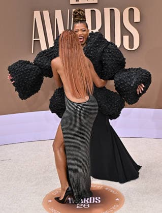 2026 BET Awards Keke Palmer and Queen Latifah arriving to the 2026 BET Awards held at the Peacock Theater on June 28, 2026 in Los Angeles, CA. Los Angeles Peacock Theater California USA Copyright: xStarbuck xAFF-USA.COMx