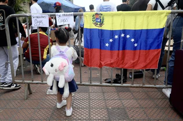 Humanitarian aid campaign launched in Lima for Earthquake Victims in Venezuela LIMA, PERU - JUNE 28: People gather at a collection center in Lima, Peru on June 28, 2026, to donate essential supplies, including food, clothing, and medicine, for families affected by the recent earthquakes in Venezuela. Organized by the Venezuelan community living in Peru, the humanitarian campaign called on residents and citizens to support the relief efforts for the disaster victims. Klebher Vasquez Anadolu Lima Peru. Editorial use only. Please get in touch for any other usage.  Copyright: x2026xAnadoluxKlebherxVasquezx