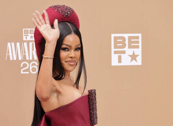 BET Awards 2026 - Red Carpet Teyana Taylor attends the 2026 BET Awards at Peacock Theater on June 28, 2026 in Los Angeles, California. Los Angeles California United States Copyright: xCraSH imageSPACEx