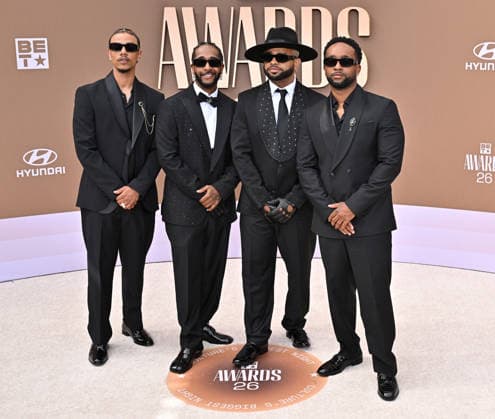 2026 BET Awards Lil Fizz, Omarion, Raz-B and J-Boog arriving to the 2026 BET Awards held at the Peacock Theater on June 28, 2026 in Los Angeles, CA. Los Angeles Peacock Theater California USA Copyright: xStarbuck xAFF-USA.COMx