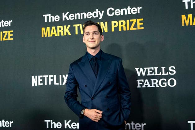 Matt Friend arrives on the red carpet before the 27th Mark Twain Prize for American Humor Award at the Kennedy Center for the Performing Arts in Washington DC on Sunday, June 28, 2026.  WAP20260628320 BONNIExCASH