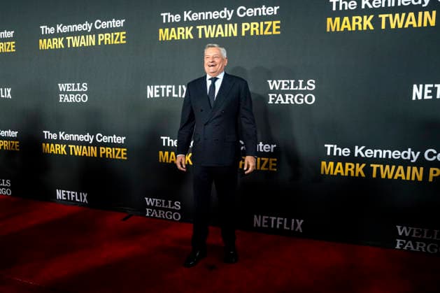 Ted Sarandos arrives on the red carpet before the 27th Mark Twain Prize for American Humor Award at the Kennedy Center for the Performing Arts in Washington DC on Sunday, June 28, 2026.  WAP20260628356 BONNIExCASH