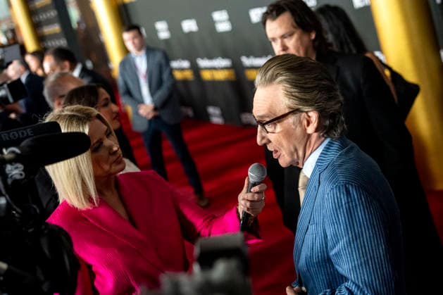 Bill Maher arrives on the red carpet before the 27th Mark Twain Prize for American Humor Award at the Kennedy Center for the Performing Arts in Washington DC on Sunday, June 28, 2026.  WAP20260628341 BONNIExCASH