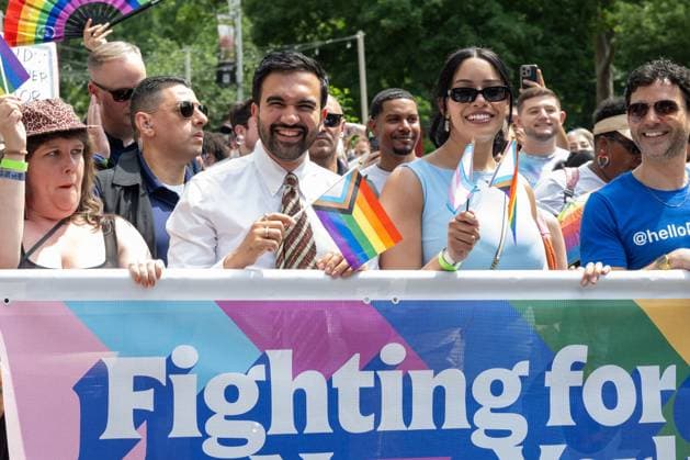RECORD DATE NOT STATED 2026 New York City Pride March (NEW) 2026 New York City Pride March. June 26, 2026, New York, New York, USA: New York City Mayor Zohran Mamdani and Taylor Brown participate in the 2026 Pride March on June 28, 2026 in New York City. (Credit: M10s TheNews2)(Foto: M10S Thenews2 imago images) 2026 New York City Pride March  Copyright: xM10sx