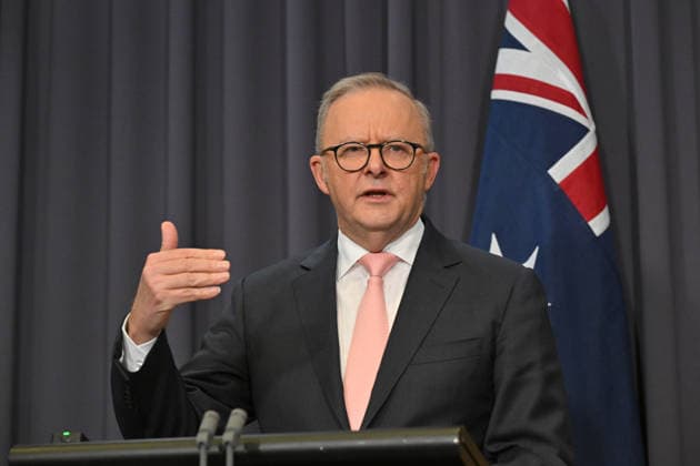 ANTHONY ALBANESE SOCIAL MEDIA BAN, Prime Minister Anthony Albanese at a press conference at Parliament House in Canberra, Monday, June 29, 2026. ( NO ARCHIVING CANBERRA AUSTRALIAN CAPITAL TERRITORY AUSTRALIA  Copyright: xMICKxTSIKASx 20260629177728986517