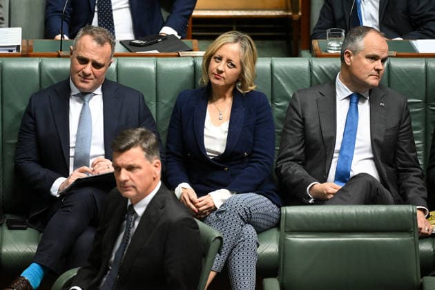 QUESTION TIME, Shadow Minister for Women Melissa McIntosh reacts during Question Time in the House of Representatives at Parliament House in Canberra, Monday, June 29, 2026. ( NO ARCHIVING CANBERRA AUSTRALIAN CAPITAL TERRITORY AUSTRALIA  Copyright: xLUKASxCOCHx 20260629122523446133