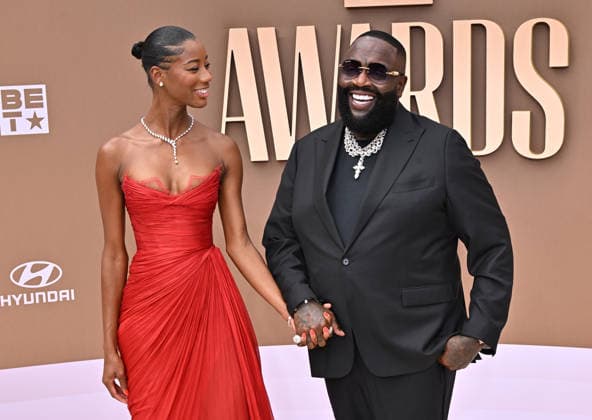 2026 BET Awards Jazzma Kendrick and Rick Ross arriving to the 2026 BET Awards held at the Peacock Theater on June 28, 2026 in Los Angeles, CA. Los Angeles Peacock Theater California USA Copyright: xStarbuck xAFF-USA.COMx