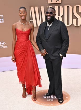 2026 BET Awards Jazzma Kendrick and Rick Ross arriving to the 2026 BET Awards held at the Peacock Theater on June 28, 2026 in Los Angeles, CA. Los Angeles Peacock Theater California USA Copyright: xStarbuck xAFF-USA.COMx