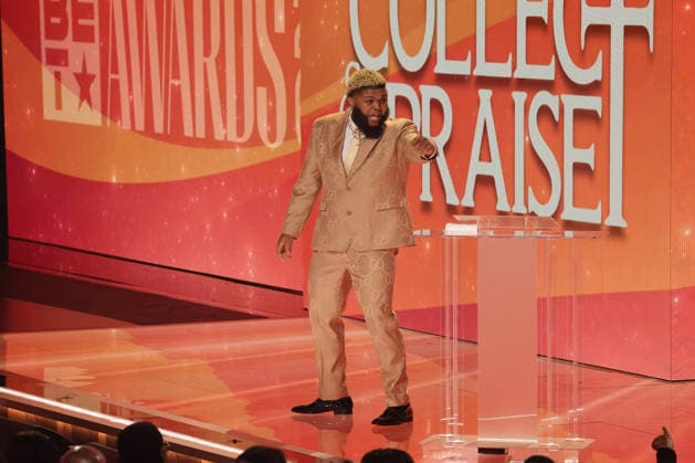 2026 BET Awards - Show Druski is seen onstage during the 2026 BET Awards at Peacock Theater on June 28, 2026 in Los Angeles, California. Los Angeles Peacock Theater California United States Copyright: xCraSH imageSPACEx