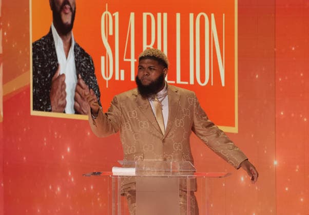 2026 BET Awards - Show Druski speaks onstage during the 2026 BET Awards at Peacock Theater on June 28, 2026 in Los Angeles, California. Los Angeles Peacock Theater California United States Copyright: xCraSH imageSPACEx