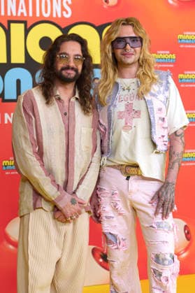 Tom Kaulitz und Bill Kaulitz bei der Premiere des Animationsfilms Minions & Monster Minions & Monsters im Mathäser Filmpalast. München, 28.06.2026 *** Tom Kaulitz and Bill Kaulitz at the premiere of the animated film *Minions Monster Minions Monsters* at the Mathäser Filmpalast in Munich, June 28, 2026 Foto:xN.xKolinzx xFuturexImagex minions_muenchen_6651
