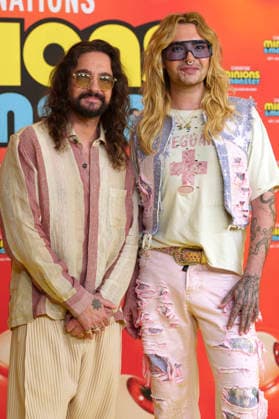 Tom Kaulitz und Bill Kaulitz bei der Premiere des Animationsfilms Minions & Monster Minions & Monsters im Mathäser Filmpalast. München, 28.06.2026 *** Tom Kaulitz and Bill Kaulitz at the premiere of the animated film *Minions Monster Minions Monsters* at the Mathäser Filmpalast in Munich, June 28, 2026 Foto:xN.xKolinzx xFuturexImagex minions_muenchen_6653