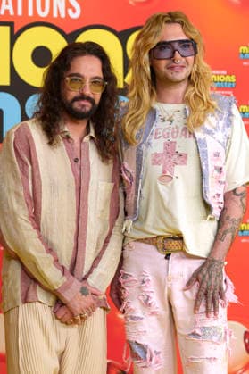 Tom Kaulitz und Bill Kaulitz bei der Premiere des Animationsfilms Minions & Monster Minions & Monsters im Mathäser Filmpalast. München, 28.06.2026 *** Tom Kaulitz and Bill Kaulitz at the premiere of the animated film *Minions Monster Minions Monsters* at the Mathäser Filmpalast in Munich, June 28, 2026 Foto:xN.xKolinzx xFuturexImagex minions_muenchen_6654