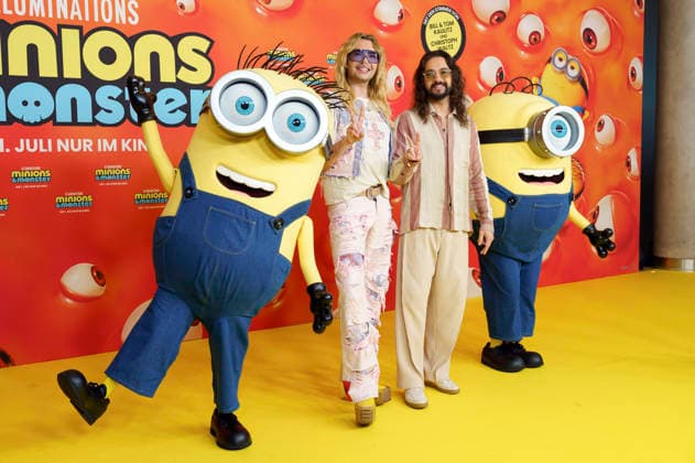 Bill Kaulitz und Tom Kaulitz bei der Premiere des Animationsfilms Minions & Monster Minions & Monsters im Mathäser Filmpalast. München, 28.06.2026 *** Bill Kaulitz and Tom Kaulitz at the premiere of the animated film *Minions Monster Minions Monsters* at the Mathäser Filmpalast in Munich, June 28, 2026 Foto:xN.xKolinzx xFuturexImagex minions_muenchen_6664