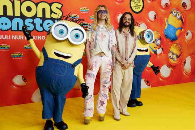 Bill Kaulitz und Tom Kaulitz bei der Premiere des Animationsfilms Minions & Monster Minions & Monsters im Mathäser Filmpalast. München, 28.06.2026 *** Bill Kaulitz and Tom Kaulitz at the premiere of the animated film *Minions Monster Minions Monsters* at the Mathäser Filmpalast in Munich, June 28, 2026 Foto:xN.xKolinzx xFuturexImagex minions_muenchen_6666