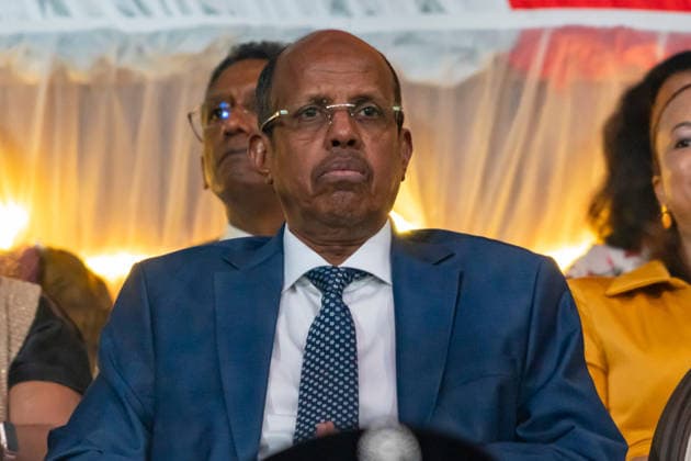 (260629) -- VICTORIA, June 29, 2026 -- Chairperson of the African Union (AU) Commission Mahmoud Ali Youssouf attends the National Day celebrations commemorating the 50th anniversary of Seychelles Independence in Victoria, Seychelles, June 28, 2026. ) SEYCHELLES-VICTORIA-INDEPENDENCE-50TH ANNIVERSARY-CELEBRATIONS XiexJianfei 