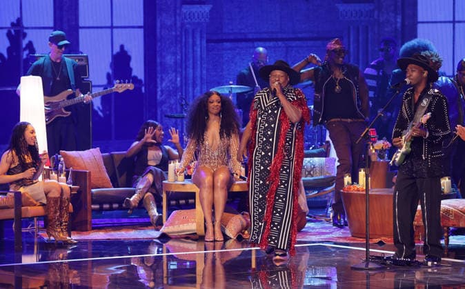 2026 BET Awards - Show George Clinton performs onstage during the 2026 BET Awards at Peacock Theater on June 28, 2026 in Los Angeles, California. Los Angeles Peacock Theater California United States Copyright: xCraSH imageSPACEx