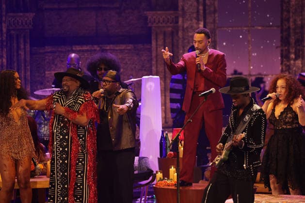 2026 BET Awards - Show George Clinton, Durand Bernarr perform onstage during the 2026 BET Awards at Peacock Theater on June 28, 2026 in Los Angeles, California. Los Angeles Peacock Theater California United States Copyright: xCraSH imageSPACEx