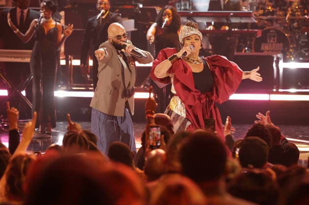 2026 BET Awards - Show Common, Queen Latifah perform onstage during the 2026 BET Awards at Peacock Theater on June 28, 2026 in Los Angeles, California. Los Angeles Peacock Theater California United States Copyright: xCraSH imageSPACEx