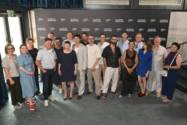 Laurence Rupp, Tobias Moretti, Martina Ebm und Umut Dag mit Cast und Team bei der Premiere der ARD ORF-Miniserie Gnadenlos - Gegen das Gesetz auf dem 43. Filmfest München 2026 in der Astor Film Lounge im Arri Kino. München, 28.06.2026 *** Laurence Rupp, Tobias Moretti, Martina Ebm, and Umut Dag with the cast and crew at the premiere of the ARD ORF miniseries *Gnadenlos Gegen das Gesetz* at the 43rd Munich Film Festival 2026 in the Astor Film Lounge at the Arri Kino in Munich, June 28, 2026 Foto:xS.xReaghx xFuturexImagex gnadenlos_6602