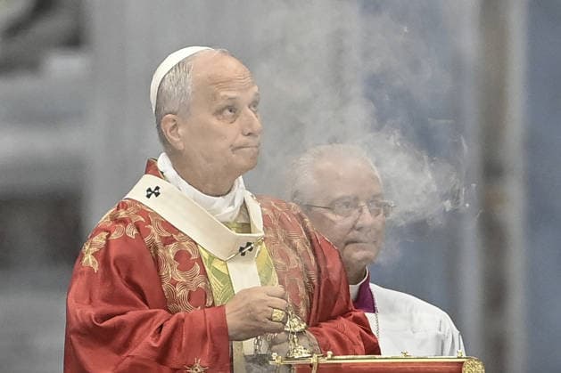 Solemnity of Saints Peter and Paul in Vatican VATICAN CITY, VATICAN, JUNE 29: Pope Leo XIV celebrates a mass on the Solemnity of Saints Peter and Paul, patrons of Rome, in St Peter s basilica at the Vatican, on June 29, 2026. Isabella Bonotto Anadolu Vatican City Vatican. Editorial use only. Please get in touch for any other usage.  Copyright: x2026xAnadoluxIsabellaxBonottox