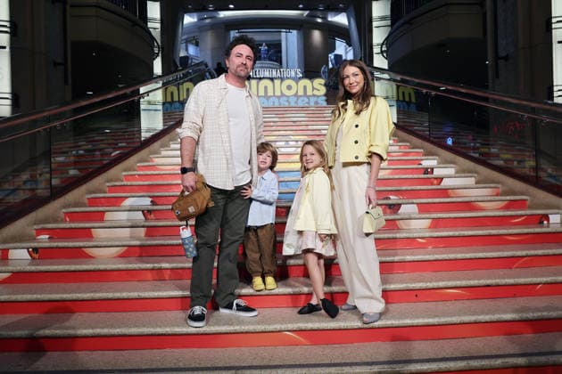 June 28, 2026, Los Angeles, California, USA: Beau Clark, Stassi Schroeder, son, daughter at the premiere of Minions & Monsters at The Dolby Theatre. Los Angeles USA - ZUMAg107 20260628_zep_g107_017 Copyright: xNinaxPrommerx