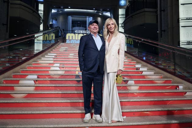 June 28, 2026, Los Angeles, California, USA: Chris Meledandri, Allison Janney at the premiere of Minions & Monsters at The Dolby Theatre. Los Angeles USA - ZUMAg107 20260628_zep_g107_040 Copyright: xNinaxPrommerx