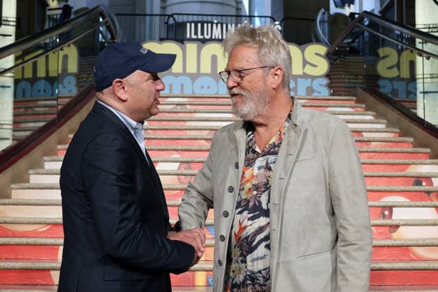 June 28, 2026, Los Angeles, California, USA: Chris Meledandri, Jeff Bridges at the premiere of Minions & Monsters at The Dolby Theatre. Los Angeles USA - ZUMAg107 20260628_zep_g107_042 Copyright: xNinaxPrommerx