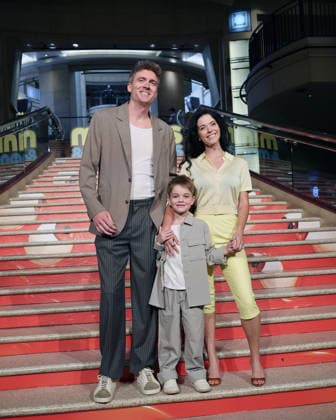 June 28, 2026, Los Angeles, California, USA: Hudson Sheaffer, Sasha Pieterse, son at the premiere of Minions & Monsters at The Dolby Theatre. Los Angeles USA - ZUMAg107 20260628_zep_g107_075 Copyright: xNinaxPrommerx