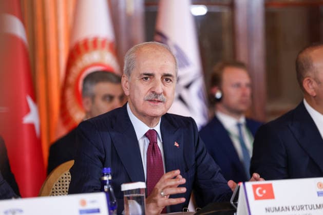 NATO Parliamentary Summit in Turkiye s Istanbul ISTANBUL, TURKIYE - JUNE 29: (----EDITORIAL USE ONLY - MANDATORY CREDIT - GRAND NATIONAL ASSEMBLY OF TURKIYE HANDOUT - NO MARKETING NO ADVERTISING CAMPAIGNS - DISTRIBUTED AS A SERVICE TO CLIENTS----) Speaker of the Grand National Assembly of Turkiye (TBMM) Numan Kurtulmus attends the NATO Parliamentary Summit in Istanbul, Turkiye on June 29, 2026. Turkish Grand National Assembly Anadolu Istanbul Turkey. Editorial use only. Please get in touch for any other usage.  Copyright: x2026xAnadoluxTurkishxGrandxNationalxAssemblyx
