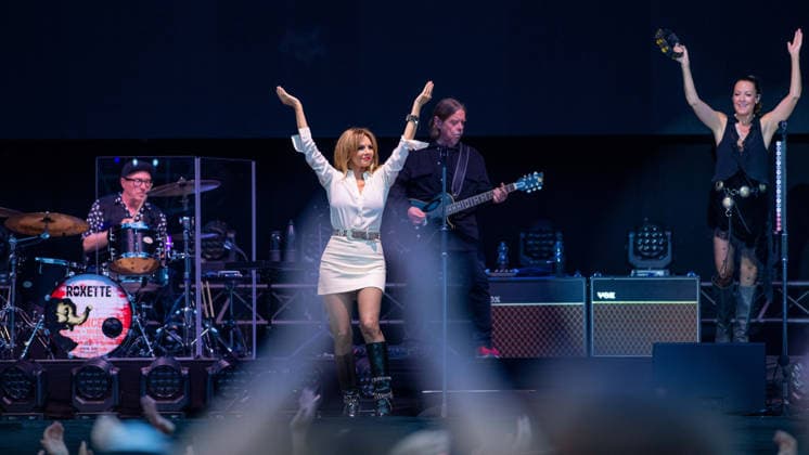 Roxette, Live Back Again, Schloßplatz, Coburg Concert, Live Music Roxette, Live Back Again 28 Jun 2026 Schloßplatz, Coburg, Germany Image: Lena Philipsson, of Rosette, preform in the Schloßplatz, Coburg. Copyright: xPresseFotoxEvansx