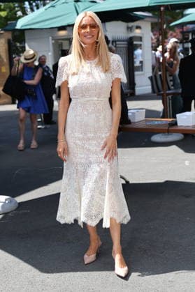 . 29 06 2026. London, United Kingdom. Tess Daly arriving on the opening day of the Wimbledon Tennis Championships in London.  xStephenxLockx xi-Imagesx IIM-26863-0006