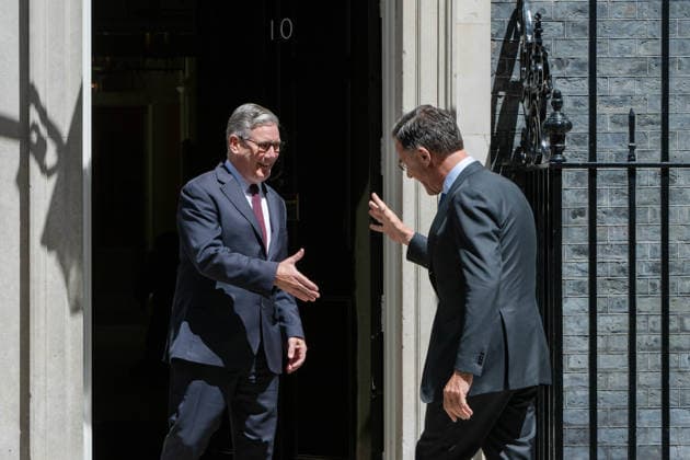 June 29, 2026, London, England, United Kingdom: British Prime Minister KEIR STARMER welcomes NATO Secretary General MARK RUTTE at Downing Street in central London, ahead of talks on defence and security cooperation on 29 June, 2026. London United Kingdom  - ZUMAk172 20260629_zip_k172_008 Copyright: xThomasxKrychx