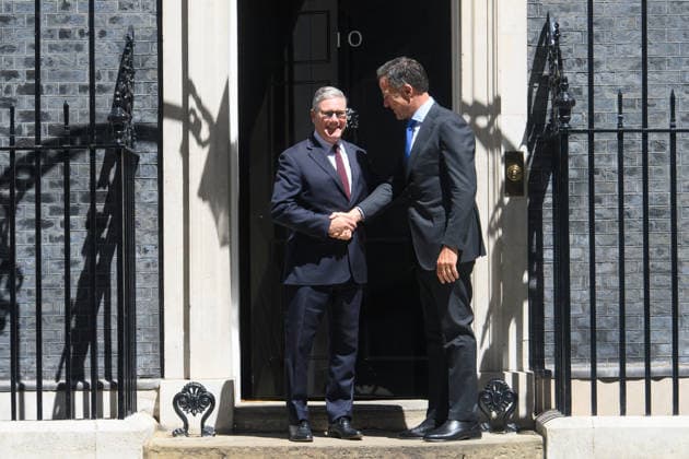 NATO Secretary General Visit at Downing Street, London, UK - 29 June 2026 Mark Rutte - Secretary General of NATO arrives for a bilateral meeting with British Prime Minister Sir Keir Starmer in Downing Street, London, England, UK on Monday 29 June, 2026., Credit:Justin Ng Avalon UK, England, London, Downing Street  Copyright: xJustinxNgx xAvalonx 1113321443