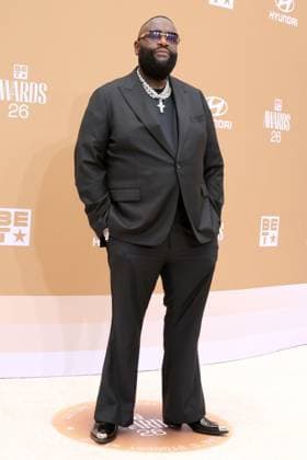 Rick Ross at arrivals for BET Awards 2026, Peacock Theater at L.A. Live, Los Angeles, CA, June 28, 2026. Photo By: Priscilla Grant Everett Collection BET Awards 2026 PUBLICATIONXNOTxINxCANxCHNxFRAxITAxJPNxNORxPOLxRUSxESPxUKxUSA