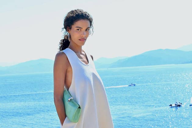 Le Bonheur By Jacquemus Photocall FC Tina Kunakey attends the Le Bonheur By Jacquemus photocall at Phare de la Pietra, Corsica on June 29, 2026 in L Ile-Rousse, France.. Photo by Franck Castel ABACAPRESS.COM Corsica France  Copyright: xCastelxFranck ABACAx