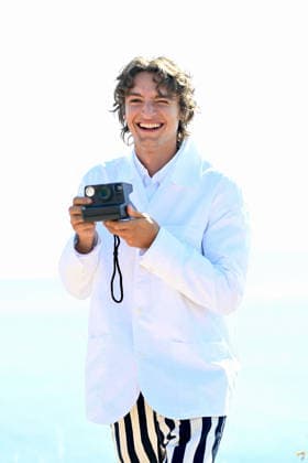 Le Bonheur By Jacquemus Photocall FC Vassili Schneider attends the Le Bonheur By Jacquemus photocall at Phare de la Pietra, Corsica on June 29, 2026 in L Ile-Rousse, France.. Photo by Franck Castel ABACAPRESS.COM Corsica France  Copyright: xCastelxFranck ABACAx