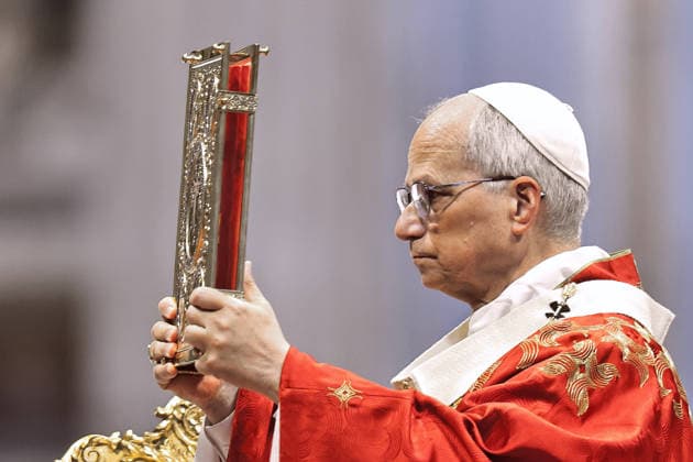 June 29, 2029. Vatican City - POPE LEO XIV .during the Celebration of Saints Peter and Paul with the blessing and imposition of the palliums in St. peter s Basilica at the Vatican- EvandroInetti_via ZUMA Wire Vatican City State - ZUMAi15_ 20260629_zaf_i15_021 Copyright: xEvandroxInettix