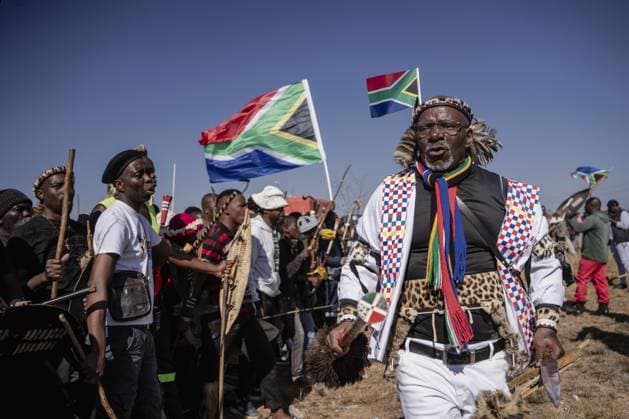 Anti-immigrant demonstrations continue in South Africa SOWETO, SOUTH AFRICA - JUNE 29: Hundreds of people gather to protest irregular migrants and called on the government to deport undocumented immigrants in Soweto, in South Africa s Johannesburg province, on June 29, 2026. Anti-immigrant demonstrations are being held across South Africa as growing pressure on foreign nationals in recent months has brought migration, unemployment and security issues back into the national spotlight. Ihsaan Haffejee Anadolu Soweto South Africa. Editorial use only. Please get in touch for any other usage.  Copyright: x2026xAnadoluxIhsaanxHaffejeex