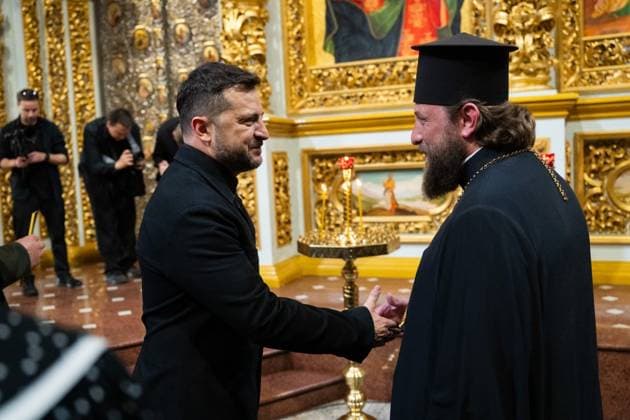 Ukrainian President Volodymyr Zelenskyy participates in events commemorating Ukrainian Constitution Day, observed annually on June 28, to mark the adoption of the country s constitution in 1996 Ukrainian President Volodymyr Zelenskyy participates in events commemorating Ukrainian Constitution Day, observed annually on June 28, to mark the adoption of the country s constitution in 1996, in Kyiv, Ukraine, June 28, 2026. Photo by PRESIDENT OF UKRAINE apaimages Ukraine Ukraine Ukraine 280626_Ukraine_UPO_00(37).jpeg Copyright: xapaimagesxPRESIDENTxOFxUKRAINEx xapaimagesx