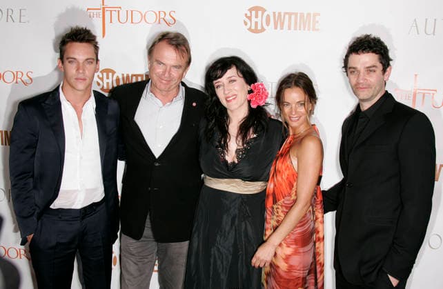 The Tudors Showtime Premiere Mar 26, 2007; Hollywood, California, USA; Cast JONATHAN RHYS MEYERS, SAM NEILL, MARIA DOYLE KENNEDY, GABRIELLE ANWAR & JAMES FRAIN at the Showtime Premiere of The Tudors held at the Egyptian Theatre. Mandatory Credit: Photo by Lisa O Connor ZUMA Press. ( ) Copyright 2007 by Lisa O Connor Hollywood California USA Copyright: xLisaxO Connorx